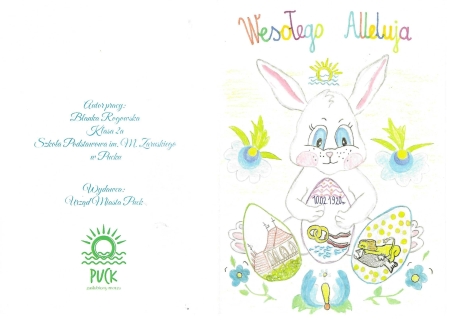 Oficjalna Kartka Wielkanocna Miasta Puck 2026.