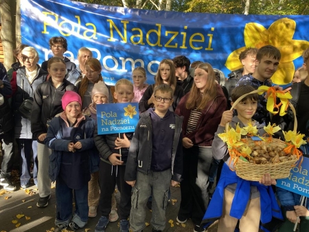 Nasi uczniowie na inauguracji Pól Nadziei na Pomorzu 2027