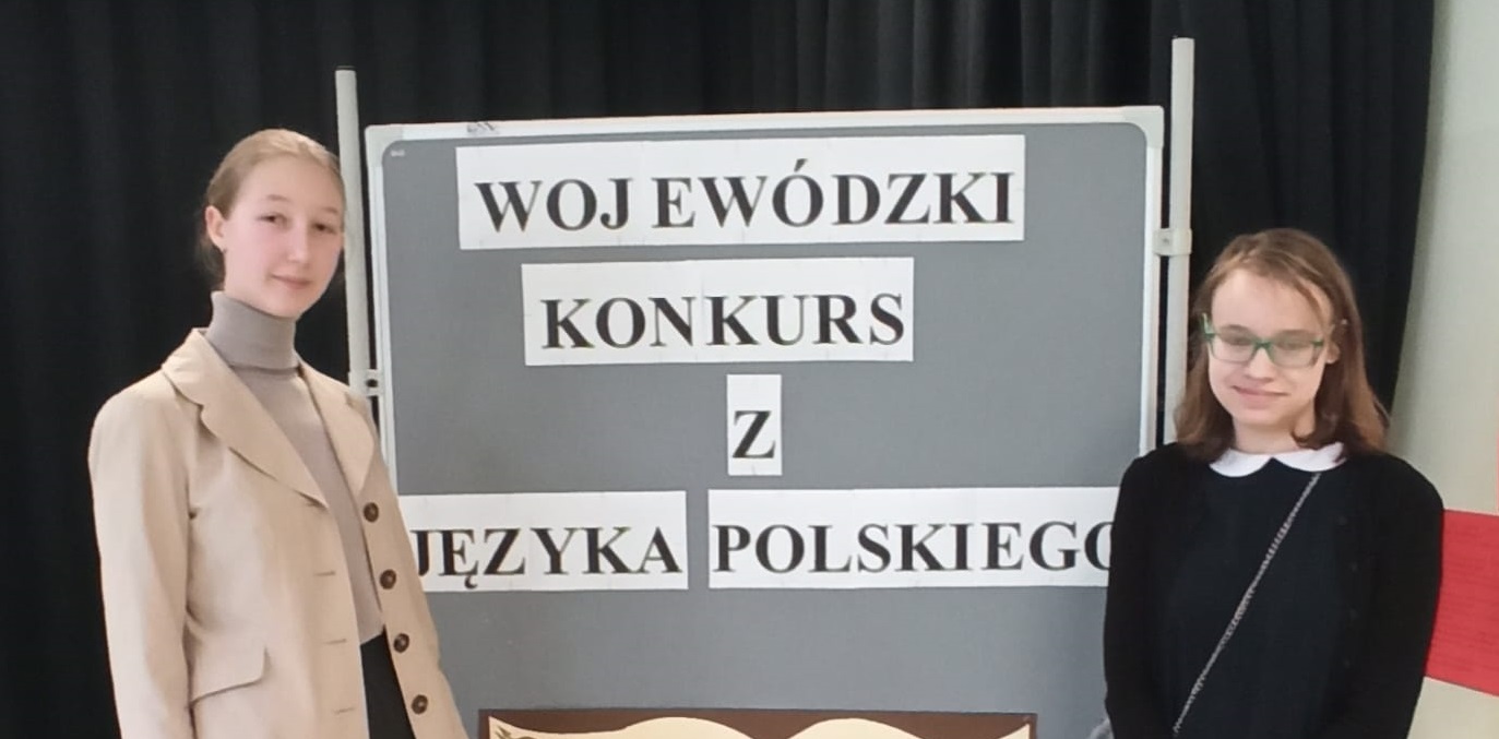 Laureatki Wojewódzkiego Konkursu z Języka Polskiego